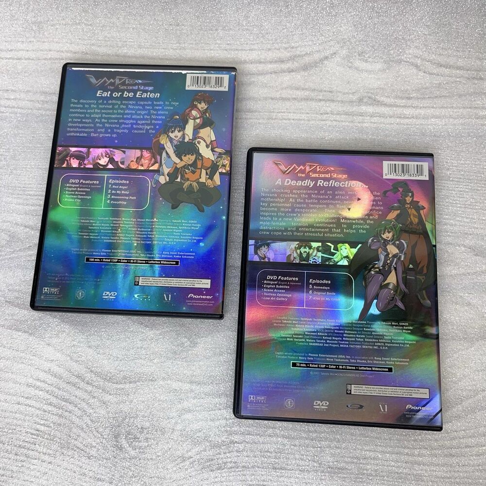 Vandread Vol 1-4 & Vandread Second Stage Vol 1-4 (DVD, 8 Discs Total) Anime - Picture 10 of 15